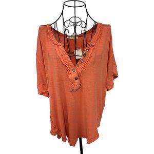 NWT~Free People~Heritage Henley~Sz Small